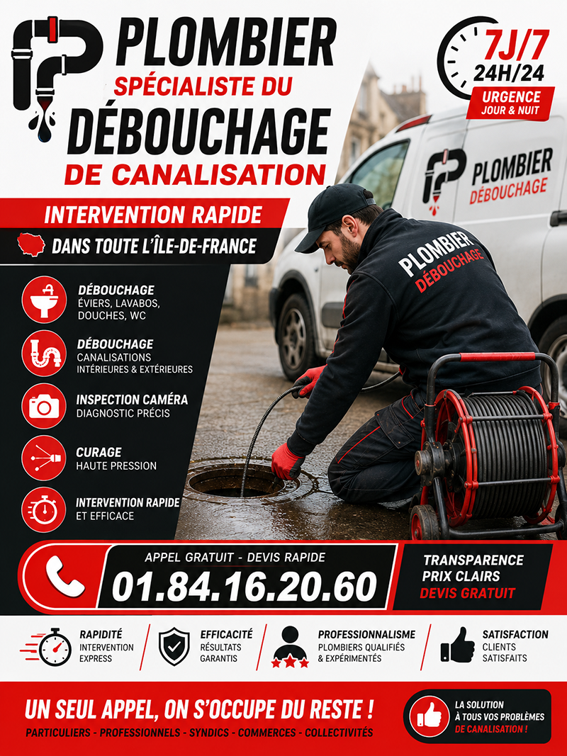 Debouchage Canalisation Saint Denis